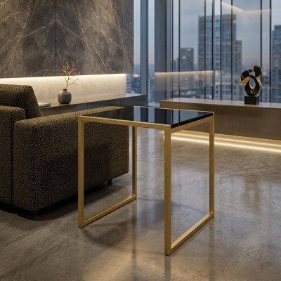 Wunnzëmmer Säitentafel Miwwel Stil Modern Material Edelstol Design