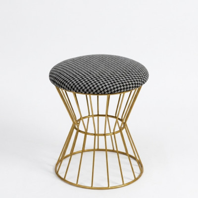 Hocker Fousshocker Wierfel Luxus Miwwelen Design Stil Lounge Club Stoff