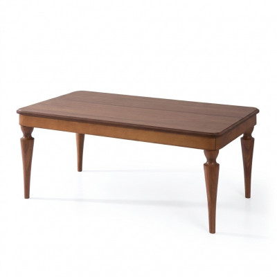 Cofferdësch Luxusdesign nei Wunnzëmmer Miwwelen brong Dësch Holz