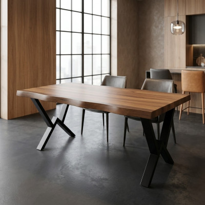 Iesszëmmer Iessdësch Luxusmiwwelen Holz Kichendësch nei brong Dësch modern