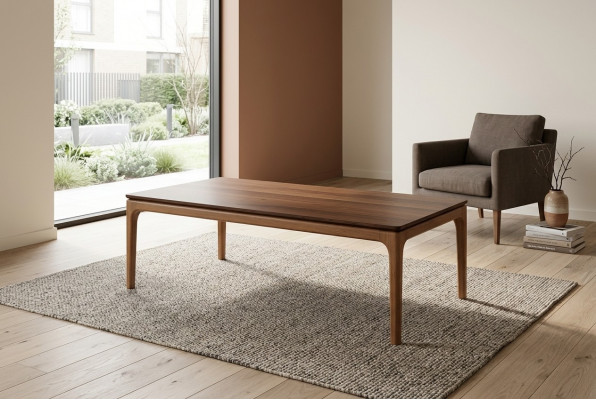 Couchtisch Wunnzëmmer Miwwelen Dësch Luxus Material Holz Modern Design