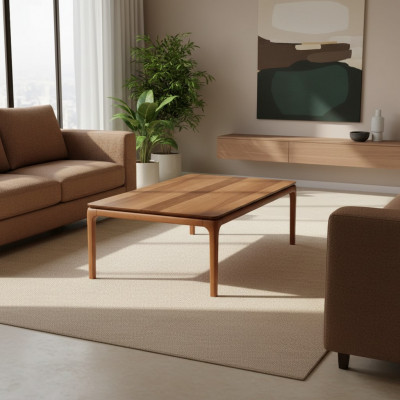 Couchtisch Modern Wunnzëmmer Miwwelenstilvollen Dësch Holz Luxus Design