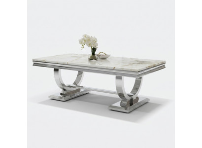 Modernen Gray Couchtisch Edelstahltisch Stuff Tischen Luxus Design