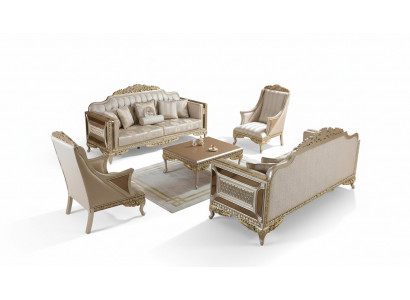 Soffagassett 3311 Setzer Wunnzëmmer Set Modern Set Neit Luxus Miwwelen