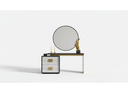 Schlofkummer Stilvolle Set Designer Schmincktësch Luxus Spigel 2tlg
