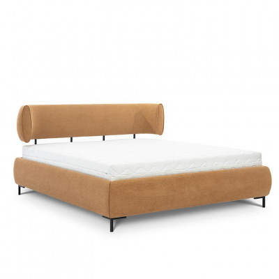 Schwaarz-Brongt Schlofzëmmermiwwelen Designer Bett Kleedershnatz Komodë