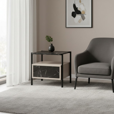 Schlofzëmmer Designer Nuetskonsole Designer Holz Nuetsdësch Edelt Miwwelen