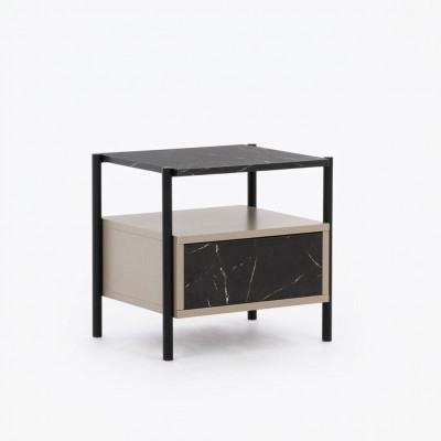 Schlofzëmmer Designer Nuetskonsole Designer Holz Nuetsdësch Edelt Miwwelen