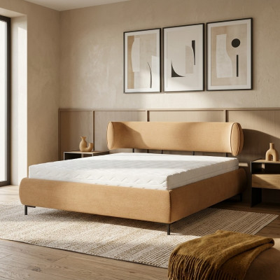 Brong Schlofkummerbett Polsterbetter Designer Holzgestell Textilbett