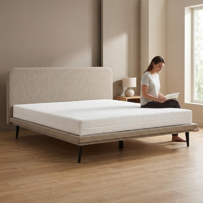 Braune Polsterbett-Schlofkummer Better Designer Luxus-Textilbetter