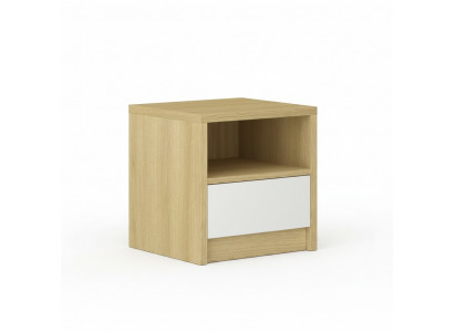 Hellbrongen Nuetsdësch 1x Tirang Designer Schlofzëmmer Holzkonsol