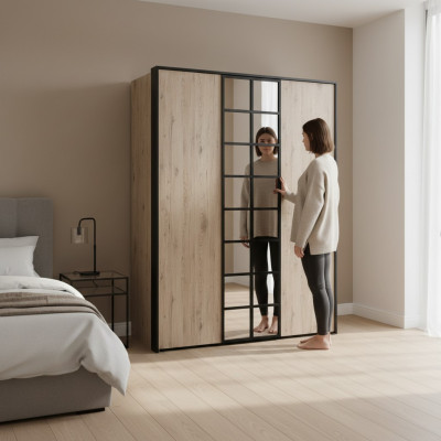 Brongen Kleederschaf Moderne Schlofkummer Miwwelen Designer Schief Néi