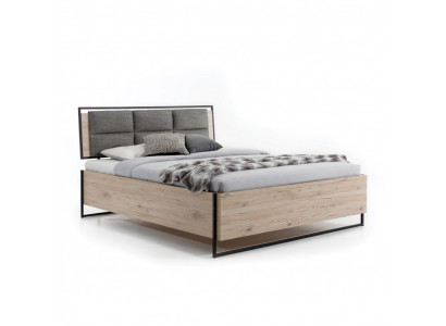 Modern Schlofzëmmer Bett Stilvoll hëlzent Bett Luxus duebel Bett