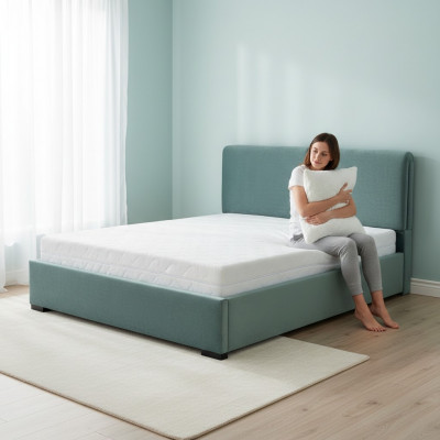 Schlofkummer Better Designer Duebelbett Luxus Polsterbetter Textilbett