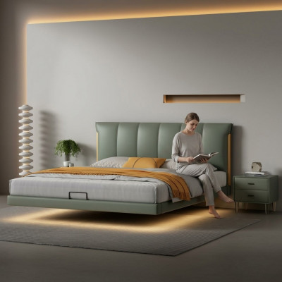 Gréng Wandbett Designer Schlofkummer Better Liederbetter Textilbetter
