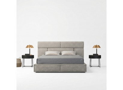 Gréng duebelt Bett Design Better Schlofzëmmer Miwwelen Liederbett Holzgestell