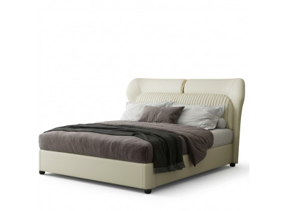 Wäisst Edelstolbett Modern Schlofzëmmer Better Luxus Holzgestell Nei