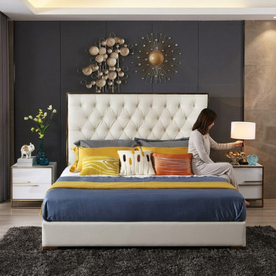 Wäisst Chesterfield Grousst Bett Schlofkummermiwwel Designer Better Nei