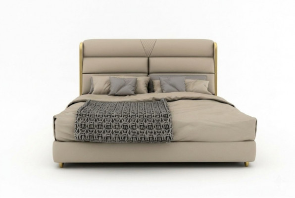 Crème-duebelbett Luxus-Schlofkummer Better Modernt Bett Design