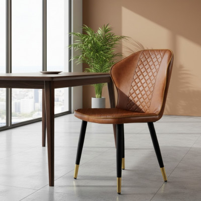 Brongen Iesszëmmerstull Moderne Einsëtzer Designer Einsëtzer Sessellehnstuhl
