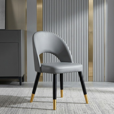 Modernt gréit Iessenzëmmer Stull 1-Sëtzer Designer Einsëtzer Holzstillen