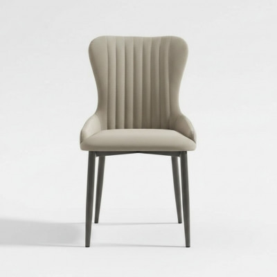 Graawe Polstersëtz Modern Iesszëmmer Still Designer Einsëtzer Neijoer