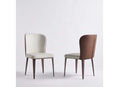 Iesszimmerstull Designer Eenzitter Ouni Armleenen Holzstull Polstermeubel