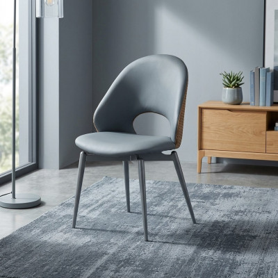Gräifen Eénsëtzer Designer Iesszëmmer Gepolstert Still Luxus Holz Miwwelen Nei