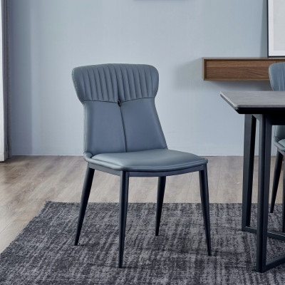 Kënschtlech Lieder Sëtz Designer Iesszëmmer Bloe Stull Gepolstert Still 1-Sëtzer