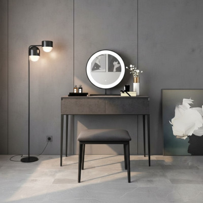 Groue Schminktisch Designer Friseurdësch Schief Kosmetikkommode