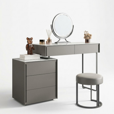 Gréng Schminktisch Designer Schlofkummer Miwwel Holz Luxus Friséierdësch