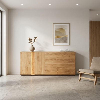 Brong Holz Kommode Wunnzëmmer Kommoden Luxus Tiräng Sideboard Nei.