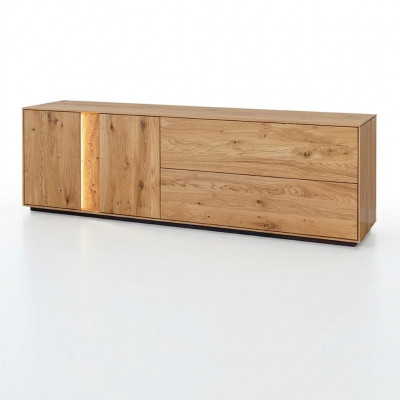 Modern Fernsehschaf fir d'Wunnzëmmer Luxus LED-Säitendës Lowboard RTV
