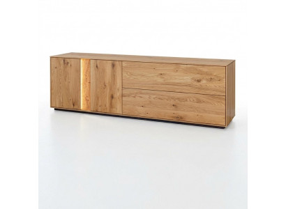 Modern Fernsehschaf fir d'Wunnzëmmer Luxus LED-Säitendës Lowboard RTV