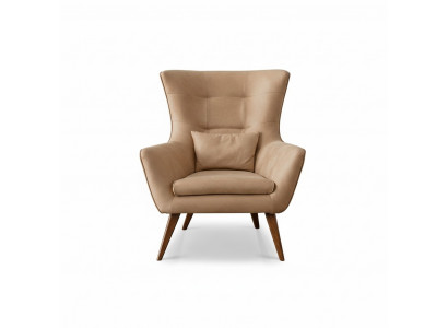 Wunnzëmmer Fauteuil beige Design Canapé Luxus Neit Relax Lounge Polster