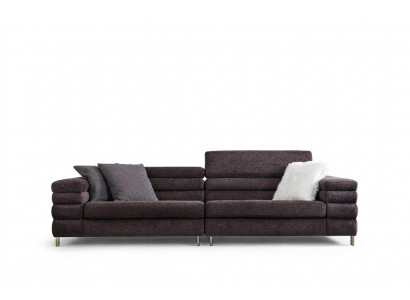 Wunnzëmmer Polstersofa Designer 4-Sëtzer Couch Brongen Viersëtzer Nei