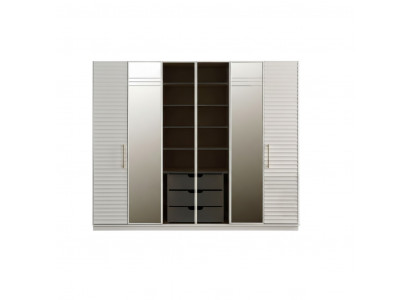 Designer Kleederschaf mat Spigel Schlofkummer Luxus Miwwelen Schaf