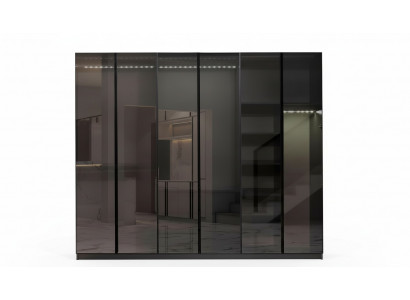 Modernt gro Kleederschafschlofzëmmer Schranken Designer Ariichtung