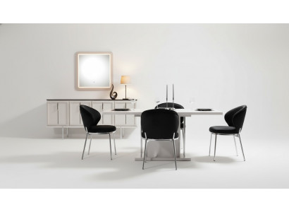 Iesszëmmer Garnitur Modernen Set Iessdësch 4x Polsterstill Sideboard 7tlg