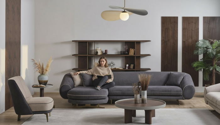 Grouss Wunnlandschaft Designer Couchtisch Stilvollen Säitendësch 4-Stéck Set