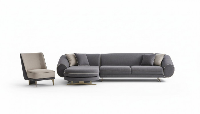 Grouss Wunnlandschaft Designer Couchtisch Stilvollen Säitendësch 4-Stéck Set