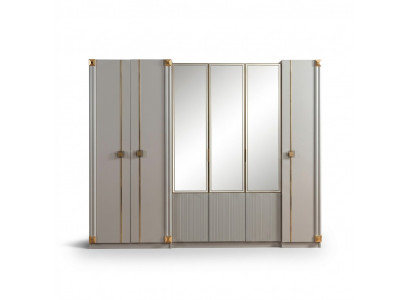 Designer Kleederschaf Sallzëmmer Luxus Schränker Stil Holzmöbel