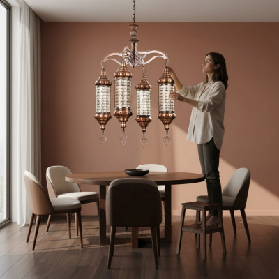Plafongsliicht Modern Pendant Lampe Plafongsliicht Luxus Lüster