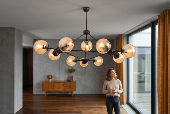 Plafongslampe Luucht Plafongsliichter Liichter Lampen Hänksluucht 110x80