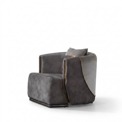 Designer Sëtzsalon Wunnzëmmer Luxus Modern Sëtz Textil Miwwelen Polstersëtz