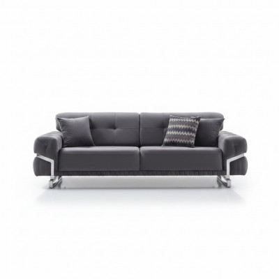 Groussen Designer Dräisëtz Woonsallzëmmermiwwel Textil Polstersofa Modern