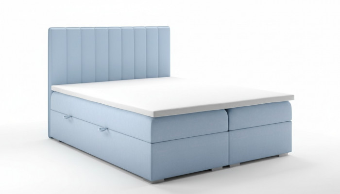 Duebelbett Schlofzëmmer Designer Bett Modern Boxspringbett Luxus Miwwelen