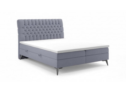 Chesterfield Bett Polster Design Luxus Duebelbett Schlofkummer Boxspringbett