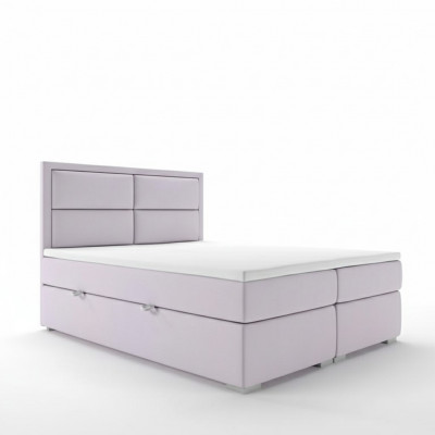 Luxus Schlofzëmmer Bett Duebel Gepolstert Bett Modern Design Miwwelen Boxspringbett