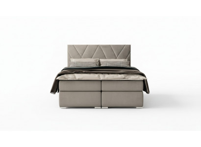 Luxus Schlofkummer Bett Polster Stoffdesign duebel Bett Miwwelen Boxspringbett